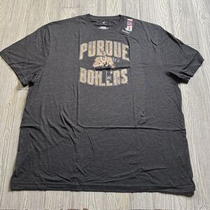 Purdue Boilermakers Spellout Tee Mens 3XL Tri Blend Soft Distressed Fanatics New